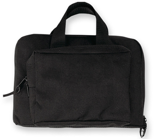 Bulldog BD915 Deluxe Mini Range Bag Black Nylon Water-Resistant with Ammo and Magazine Pockets