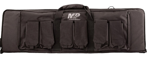 M&P Accessories 110025 Pro Tac Gun Case 42" Black Nylon 6 Magazine Pouches