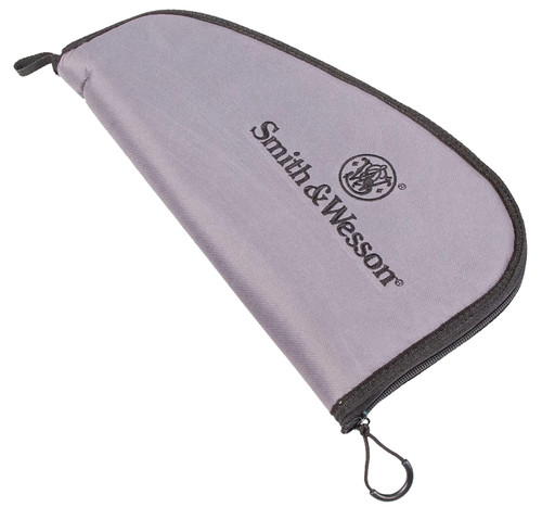 M&P Accessories 110019 Defender Medium Handgun Case Black/Gray Nylon with Hook & Loop Closure