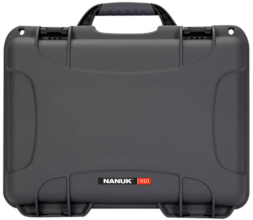 Nanuk 910GLOCK7 910 Glock-Compatible 2-Up Pistol Case Graphite Resin 13.20" x 9.20" x 4.10"