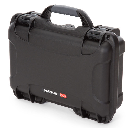 Nanuk 909 Black Resin Glock-Compatible Pistol Hard Case with Foam