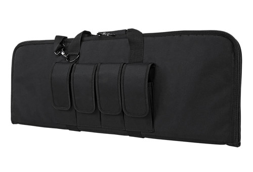 NcStar CVCP2960B36 VISM Carbine Case Black PVC Nylon w/ Lockable Zippers Pockets & Padded Carry Handle