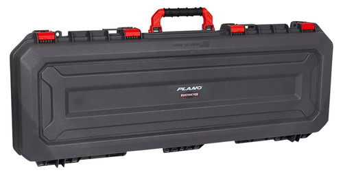 Plano PLA11842R All Weather 2 Rifle Case 42" Gray w/Red Accents Rustrictor