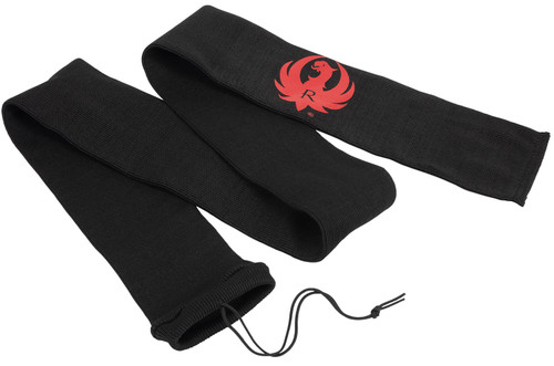 Ruger 13401 Gun Sock 52" Black Knit Rifle or Shotgun with Ruger Logo