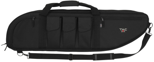 Tac Six 10928 Battalion Tactical Rifle Case 38" Black Endura with Mag Pockets