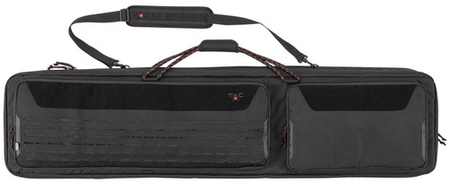 Tac Six 10834 Unit 55" 2-Gun Tactical Case Black 600D Polyester