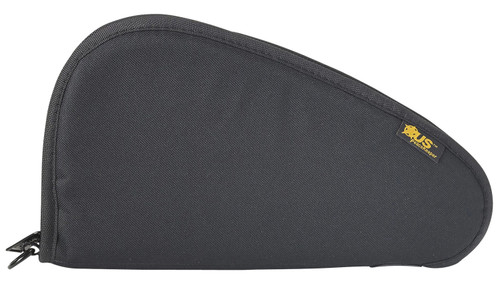 US PeaceKeeper P21011 Padded Pistol Case Black Polyester Holds 1 Handgun