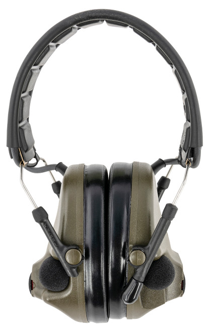 Peltor ComTac V Hearing Defender Headset 23 dB Over-the-Head OD Green/Black Adult 1 Pair