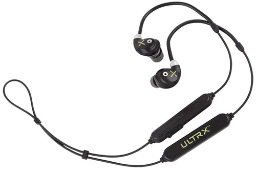 Allen ULTRX Bionic Fuse Bluetooth Around-the-Neck Earbuds 26 dB Black
