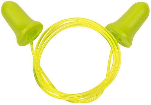 Allen ULTRX 4119 Tethered Tapered Foam Ear Plugs 32 dB Yellow/Lime Green 5 Pair