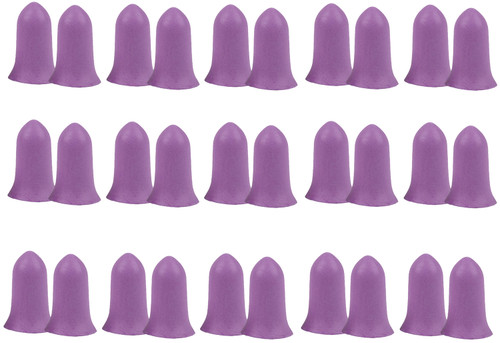 Allen ULTRX 4134 Small Tapered Foam Ear Plugs 32 dB Purple 15 Pair