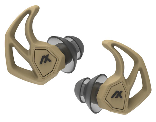 Axil X30i Silicone Earplugs 25 dB In-Ear Hearing Protection Desert Tan