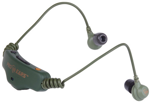 Pro Ears PEEBHTGRN Stealth 28 HT 28dB Behind-the-Head Electronic Hearing Protection Green