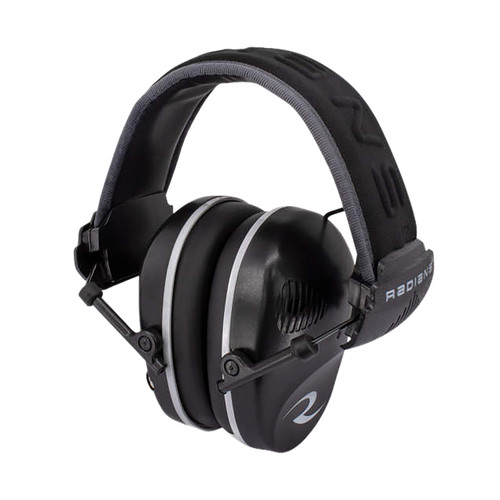 Radians R-3200 Dual Mic Electronic Earmuff 23 dB Over-the-Head Black/Gray Adult 1 Pair