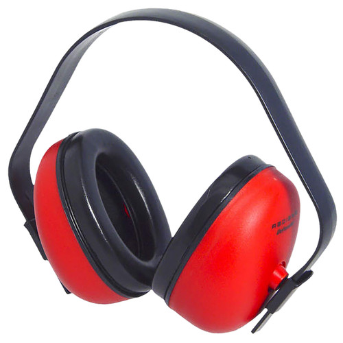 Radians DF0310HC Def-Guard Polymer Earmuff 23 dB Over-the-Head Black/Red Adult 1 Pair