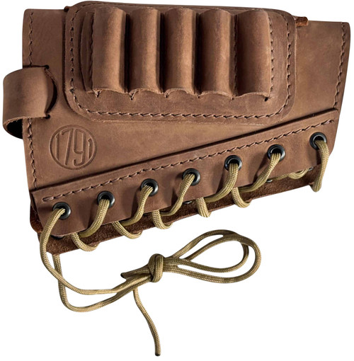1791 HUNT Butt Cuff Ammo Holder 30-06 Brown Leather