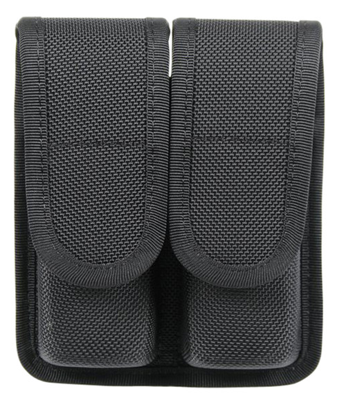 Blackhawk 44A001BK Double Mag Pouch Black Cordura Double Stack 9mm/40/45