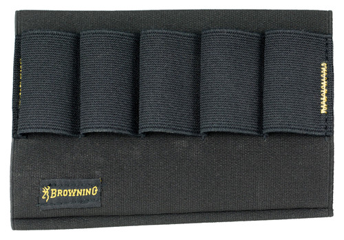 Browning 129051 Stock Option Elastic Nylon 5-Round Shotgun Buttstock Shell Holder