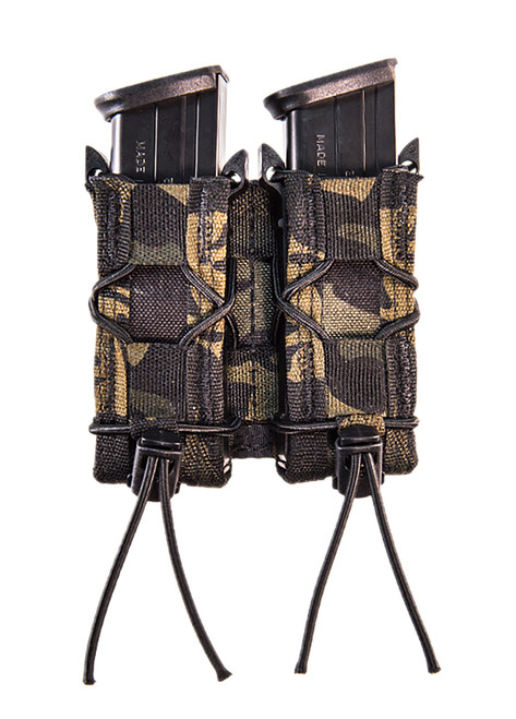 High Speed Gear TACO Double Pistol Mag Pouch MultiCam Black Nylon MOLLE