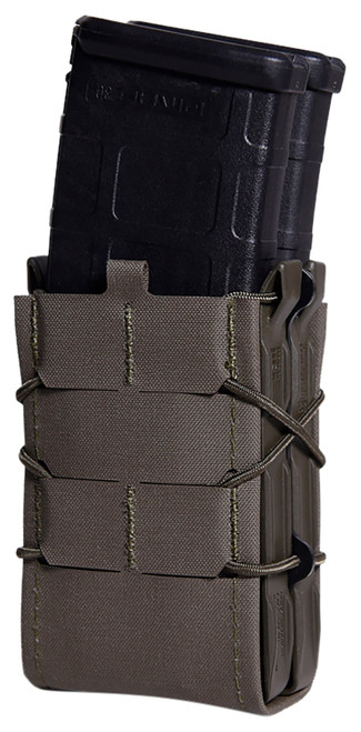 High Speed Gear 242R00OD TACO X2R Gen 2 OD Green Nylon Laminate MOLLE Dual Rifle Mag Pouch