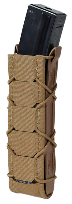 High Speed Gear TACO Gen 2 Extended Pistol Magazine Pouch Coyote Brown Nylon Laminate MOLLE Mount