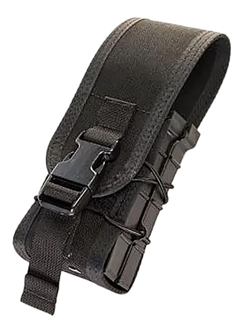High Speed Gear 182RC0BK TACO X2R Covered Double Rifle Mag Pouch Black Nylon MOLLE