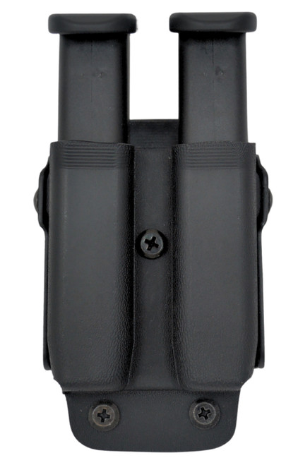 High Speed Gear 42P112BK Uniform Double Pistol Mag Carrier Black Kydex Size 1 Glock 9mm/.40/.357
