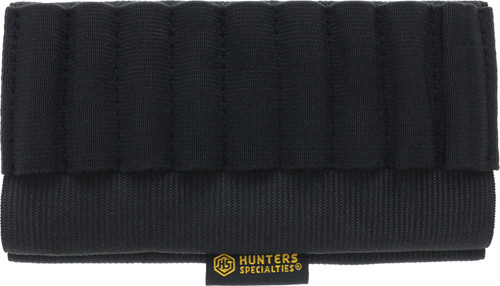 Hunters Specialties 00687 Rifle Buttstock Shell Holder Black Elastic 9-Cartridge