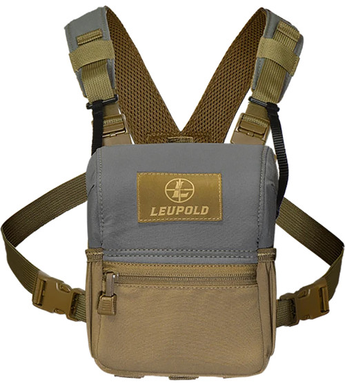 Leupold 185628 Enclosed Magnetic Binocular Harness Tan/Gray