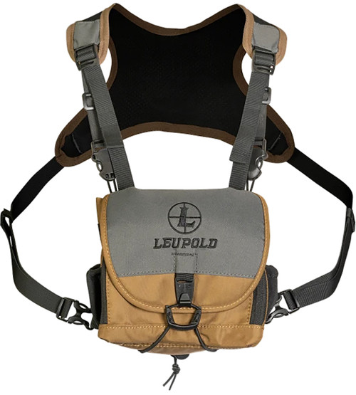 Leupold 172543 GO Afield Binocular Harness Shadow Gray/Black 600D Polyester
