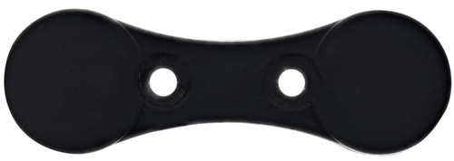 Lockdown 222501 Rubber-Coated Gun Concealment Magnet Black Metal Holds 1 Handgun