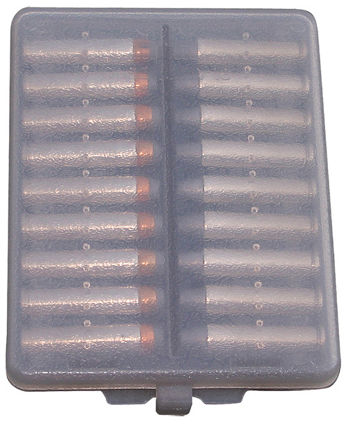 MTM Case-Gard W18941 Handgun Ammo Wallet 380 ACP and 9mm Luger 18rd Clear Smoke Polymer