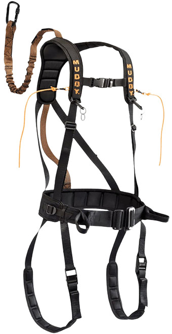 Muddy MUD-MSH400-XL The Safeguard Safety Harness Lightweight Padded Nylon XL Max Waist 44in