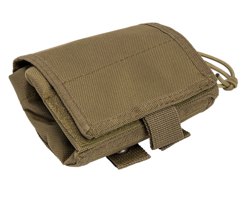 NcStar CVFDP2935T VISM Folding Dump Pouch Tan Canvas MOLLE Compatible