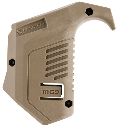 Recover Tactical MG9-02 Angled Mag Pouch Tan Polymer Picatinny Rail Mount for Glock