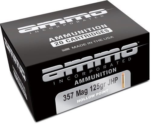 Ammo Inc 357125JHPA20 Signature Self Defense Jacketed Hollow Point JHP 125 Grain .357 Magnum