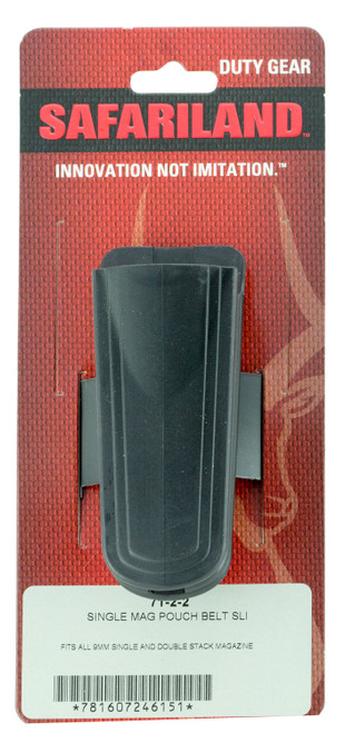 Safariland 7122 Double Mag Pouch Belt Slide Mount, Black Polymer fits 1.50" - 2.25" Wide Belt