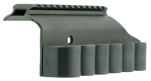 TacStar SideSaddle Rail Mount for Mossberg 500/590 12 Gauge 6-Round Black Aluminum