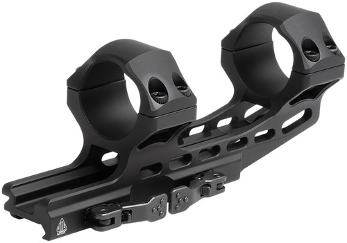 UTG AIR32250Q ACCU-SYNC 30mm QR Picatinny Cantilever Mount High Profile Matte Black