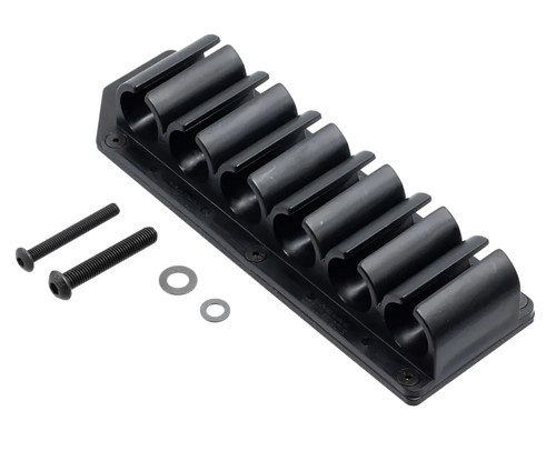 Wilson Combat SGSSU6 SideSaddle Rem 870/1100/1187 6rd Black Polymer w/Aluminum Mounting Plate