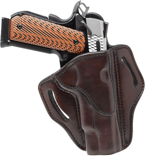 1791 Gunleather BH1 OWB Size 01 Signature Brown Leather Belt Holster for 4-5" 1911 Right Hand