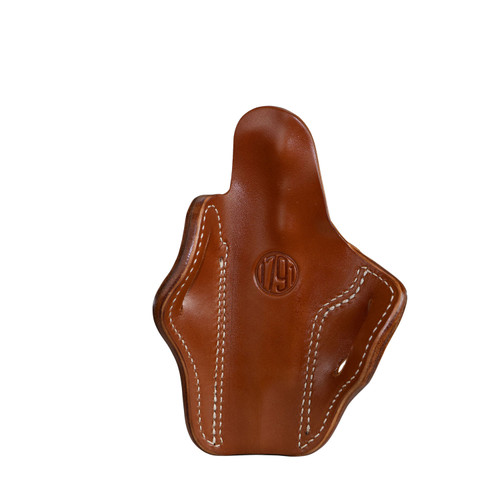 1791 Gunleather BH1 Optic Ready OWB 01 Classic Brown Leather Belt Slide Holster for 5" 1911, Right Hand