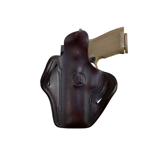 1791 Gunleather BH2.4 Optic Ready OWB Signature Brown Leather Belt Holster – Right Hand, Walther PPQ / Sig P320 / XD-M