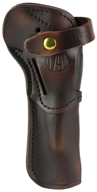 1791 Gunleather Single Action 6.5" Open Carry Vintage Leather Belt Holster - Ambidextrous