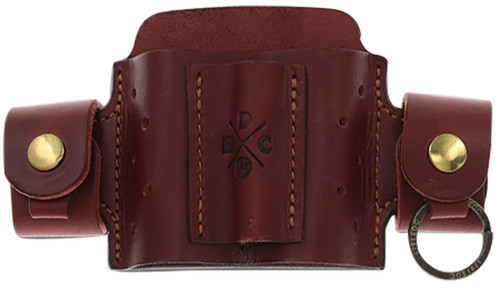 1791 Gunleather Mini Action Snap OWB Chestnut Leather Belt Loop Ambidextrous EDC