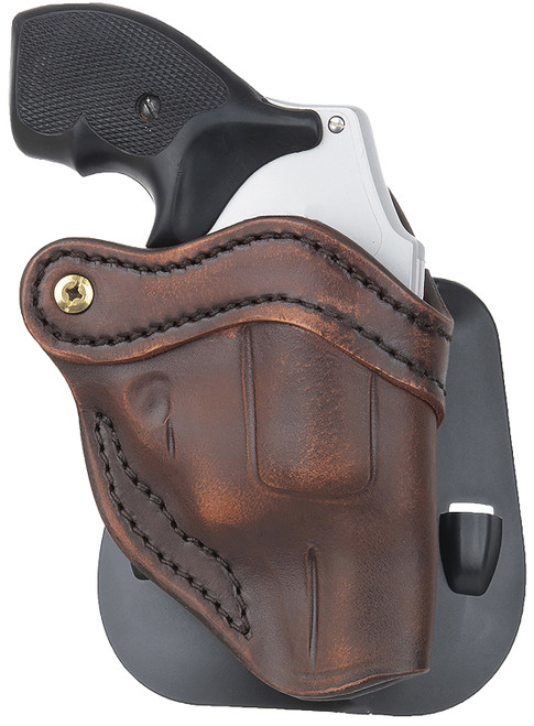 1791 Gunleather RVH1 OWB Vintage Leather Paddle Holster J-Frame Right Hand