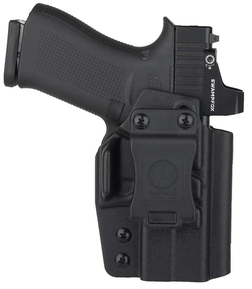 1791 Gunleather Tactical IWB Black Kydex Holster Compatible with Glock 43X MOS Belt Clip Right Hand
