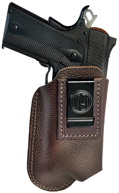 1791 Gunleather Optic Ready Light Bearing IWB Holster Size 03 Brown Left Hand