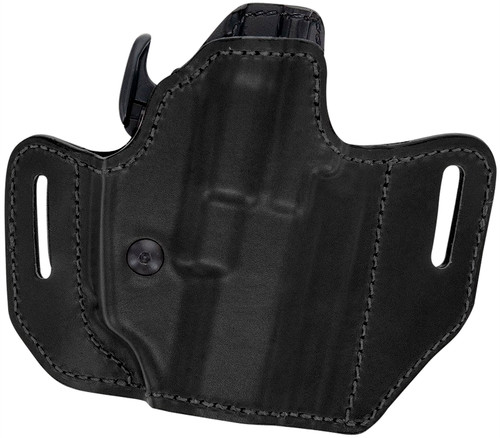 Bianchi 54501 Allusion Assent Pro-Fit OWB Holster Size 04 Black Leather Belt Slide Fits Springfield XD/Sig P220/FN FNP Right Hand