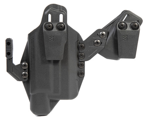 Blackhawk Stache IWB Holster Size 02 Black Polymer Belt Clip Compatible with Glock 19/23/32/45 1.50" Belt Ambidextrous